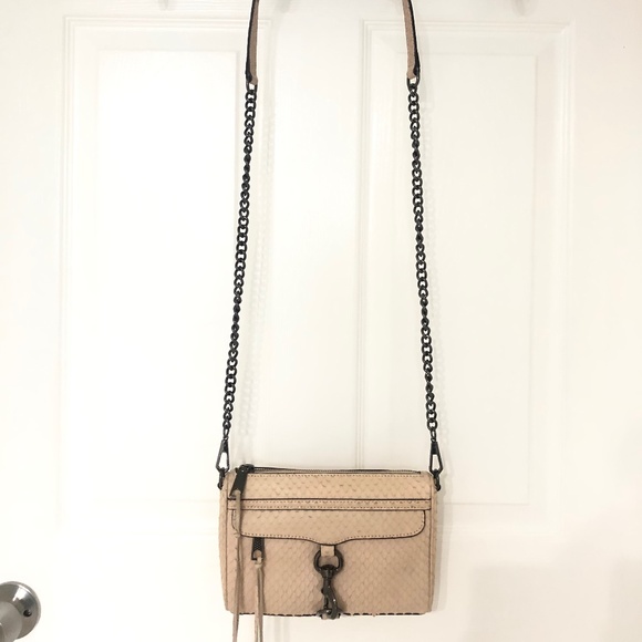 Rebecca Minkoff Handbags - Rebecca Minkoff MiniMac nude leather crossbody